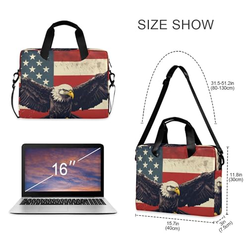 Maletín laptop con diseño águila 13-15.6 pulg miniatura 4
