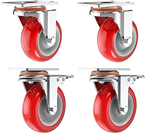 Roulettes roulettes 3 4 5 pouces pivot universel robuste