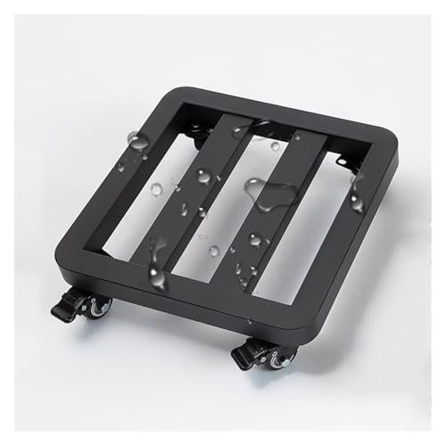 Chariot à plantes en métal avec roulettes robuste pour intérieur et extérieur