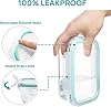 Vtopmart 8 Pack Glass Food Storage Containers with Airtight Lids, Glass Meal Prep Containers, Lunch Office Meal for Microwave, Oven, Freezer and Dishwasher, BPA Free #2