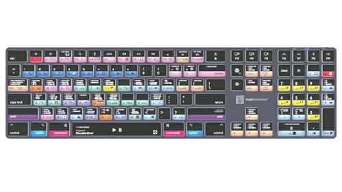 Logickeyboard Titan Wireless Backlit Keyboard for Studio One...