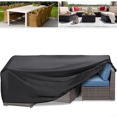 Housse de protection table de jardin rectangulaire bâche imperméable 200x160 - 5