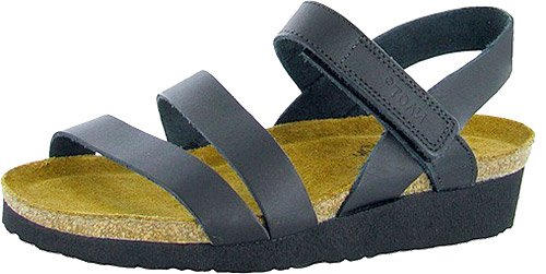 NAOTKayla Women’s Sandals - Supportive 3-Strap Design with Backstrap, Cork & Latex Footbed - Arch Support - Travel-Friendly Comfortable Walking Sandals for All-Day Wear