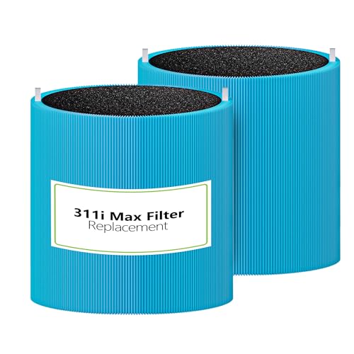 Blue Pure 311i Max AllergenBlock Replacement Filter Compatible with Blue Pure 311i Max Air Purifier, 2-in-1 H13 True HEPA and Activated Carbon Filter by isingoione - Used condition - US$29.10