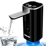 Water Dispenser for 5 Gallon Bottle with Digital Display, 4 Dispense Modes, Portable USB...