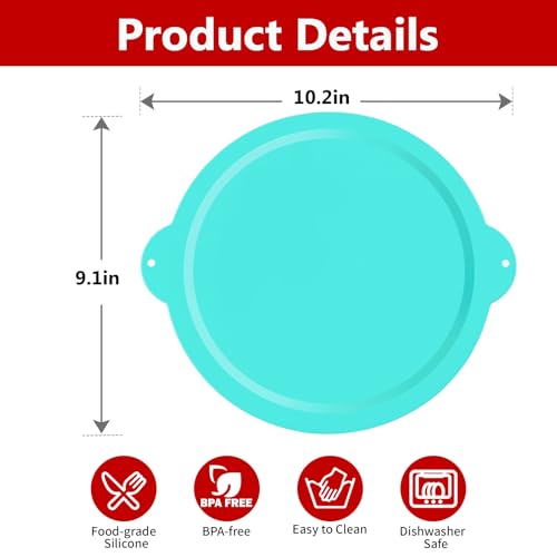 Image of Silicone Cover Compatible with 2QT Ice Cream Mixing Bowl, Silicone Lid for Kitchenaid Freezer Bowl Accessory, Dishwasher Freezer Safe
