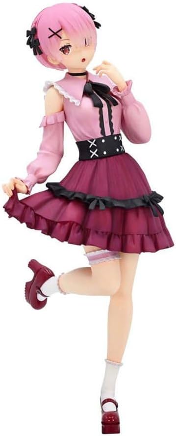 Furyu Re:Zero Starting Life in Another World statuette PVC Trio-Try-iT Rem Girly Outfit Pink 21 cm