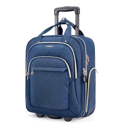 BAGSMART 16-Inch Underseat Carry-On Luggage