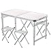 Sunflo - Mesa plegable portátil de 1,2 m de altura ajustable para...