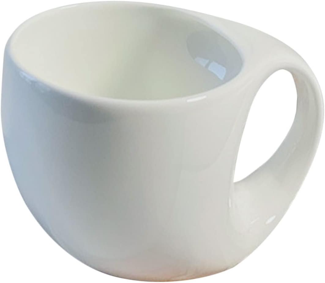 Ciieeo Ceramic Coffee Cup 101-200ml White Timeless Simple Drinking Cup