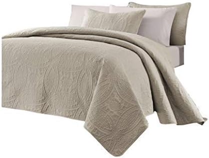 Vista 2 de Chezmoi Collection Austin - Juego de colcha de 3 piezas