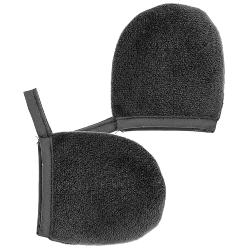 Alipis 2 piezas Guantes de Aplicación de Loción Corporal Manopla de Felpa Suave para Crema Bronceadora Aceite Bronceador y Protector Solar Herramienta Práctica para Autobronceado y