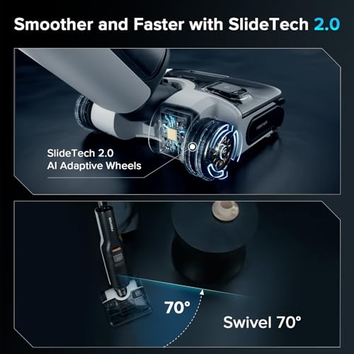 Image of roborock F25 ACE Cordless Wet Dry Vacuum Cleaner, Vacuum Mop All in One for Hard Floor, 20000Pa Hardwood Floor Cleaner with Zero Tangle, 194F Hot Air Flash Drying Electric Mop, 180 Lie Flat, WiFi