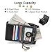 BVEOGMRO Small Wallet for Women Leather Bifold Compact RFID Blocking with Zipper Coin Pocket
