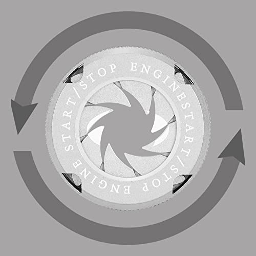 Tampa do botão de partida do carro | Tampa do botão de ignição do carro rotativo | Anel de tampa de