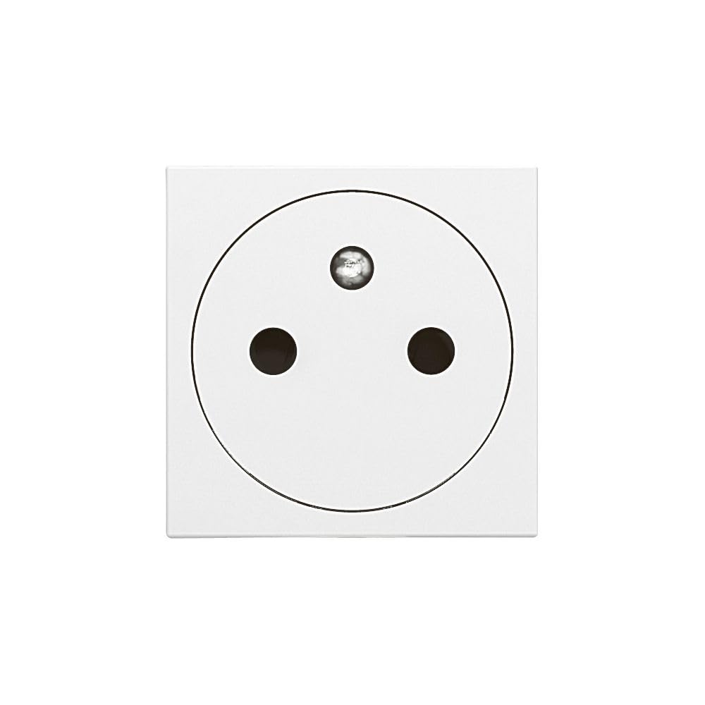 Legrand 077111L Prise de Surface Mosaic avec Connexion par Bornes Automatiques, Courant 2P+​T, 2 Modules, Blanc