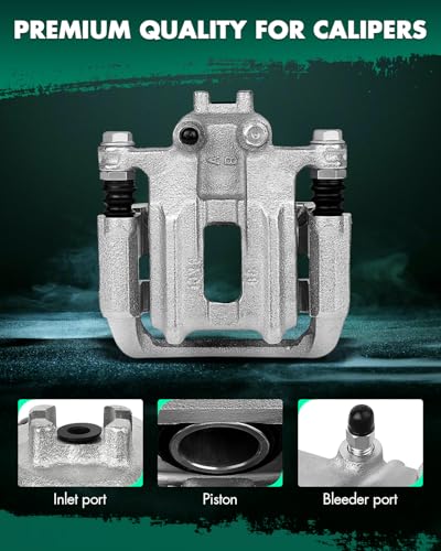 Image of SCITOO Rear Left Brake Caliper With Bracket 19B6886 Compatible For Acura RDX 2013-2018 For Honda Crosstour 2012-2015 For Honda CR-V 2007-2016