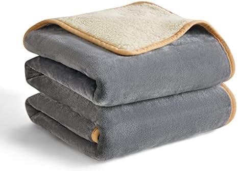 LE SURE Hundedecke Wasserdicht,127x152cm wasserdichte Decke Sofa,Grau | Hundedecke für unterwegs, grosse Hunde Decke Fleece waschbar, Katzendecke flauschig und weich für Bett, Auto