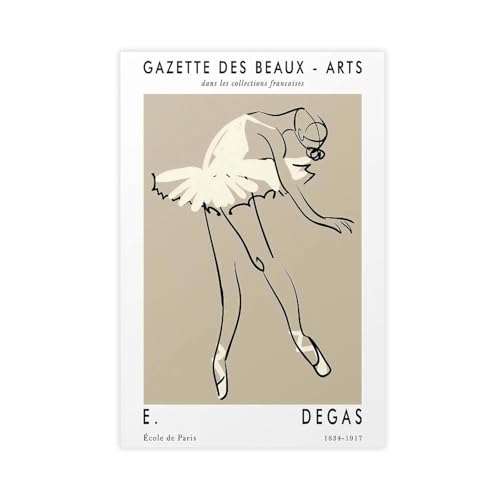 Poster Edgar Degas ballet pour habiller un grand mur vide de chambre