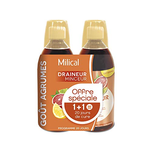 Milical Draineur Agrumes 2X500Ml
