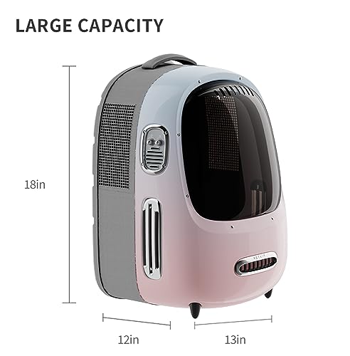 PETKIT Cat Backpack Carrier with Inbuilt Fan & Light, Airline-Approved Pet Backpack Bubble for Kitty Small Dog, Detachable Dog Backpack with Padded Strap for Travel, Hiking, Walking & Outdoor by PETKIT - Image 9