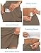 LouKeith Tennis Skirts for Women High Waisted Golf Skirt Dressy Casual Workout Running Active Athletic Skort with Pockets Brown L