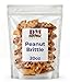 Peanut Brittle – 20 oz Fresh Crunchy Candy Made with Roasted Peanuts and Caramelized Sugar for Gifts, Parties, Dessert Tables, Offices, and Snack Bowls