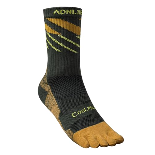 Toe socks Running Athletic Anti-Blister Wicking Coolmax Five Finger Crew