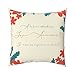Cadeau Anniversaire Femme Housse de Coussin Decoratif Idee Cadeau Femme Original Utile Cadeau Amoureux pour Femme Taie Oreiller - Joyeux Anniversaire Je Ne Peux Pas Imaginer Ma Vie sans Toi