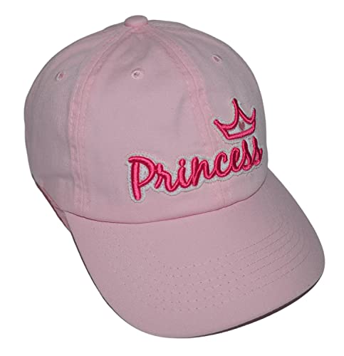 Popfizzy Pink Princess Hat, Baseball Cap, Crown Baseball Hats For Girls, Cotton Ballcap, Adjustable Buckle #TOP1