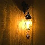 5. Illuminez n'importe quelle pièce : Le design rétro de cette applique murale ajoute une touche d'élégance à votre chambre, salon, salle à manger, bureau, cuisine, couloir, hall d'entrée, chambre d'enfant, etc. Installez ce luminaire facile à installer dans n'importe quel espace ou décoration.