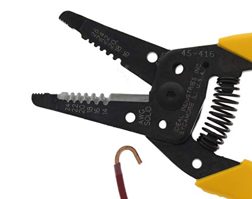 Ideal 45-416 Reflex Premium T-6 T-Stripper Wire Stripper, 16 a 26 AWG Stranded
