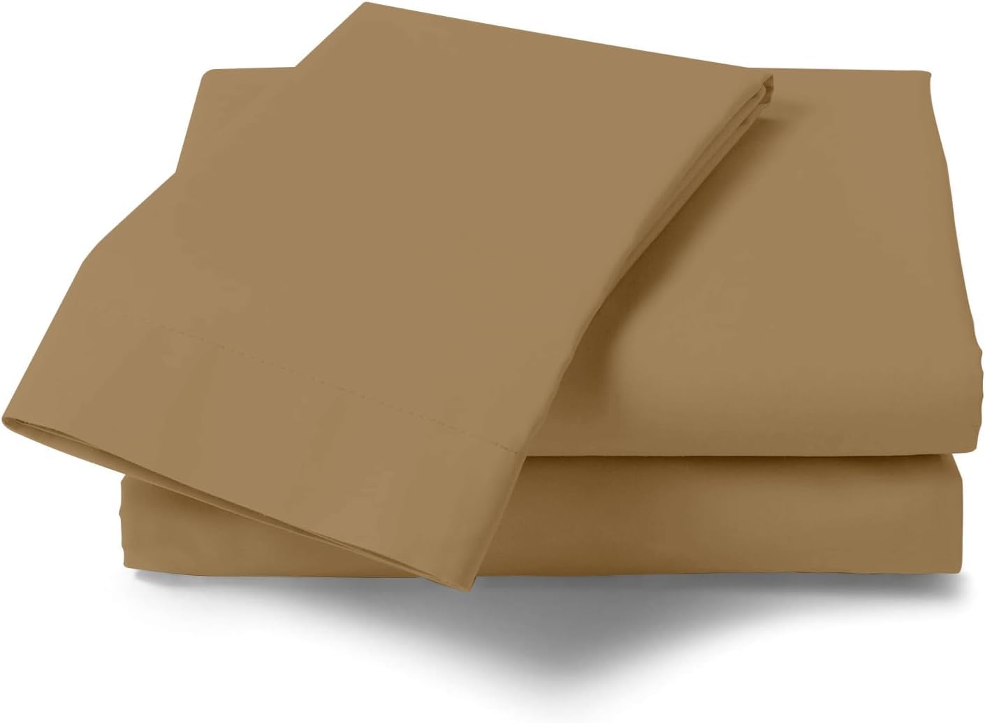 Gc Gaveno Cavailia Mocha 180 Thread Count Percale Flat Sheet, King Size,