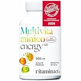 Multivitaminico Completo con Minerali (Dura 1 anno e 4 mesi) 500 Compresse Super Assorbibili Grazie al Processo Avanzato di Micronizzazione, Massimo Dosaggio di Vitamine, Utile Per Tutta la Famiglia.