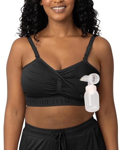 Kindred Bravely Sublime Hands Free Pumping & Nursing Bra, Wireless Black