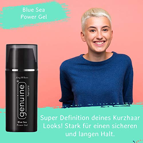 Haargel Genuine Haircare Blue Sea Power Gel für modernes Haarstyling