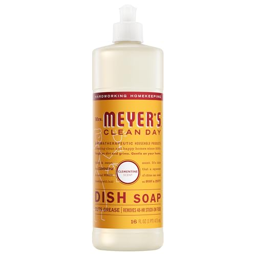 MRS. MEYER'S CLEAN DAY Dish Soap, Clementine Scent 16oz