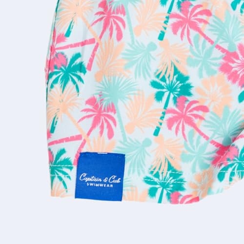 Father Son Palm Springs Print Matching Swimsuits3