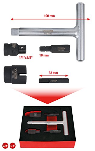 KS TOOLS 150.1020 Set especial para tornillos de drenaje de aceite miniatura 2