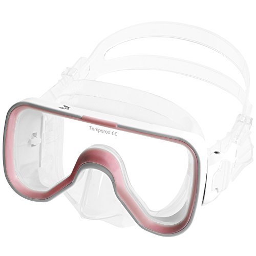 Ist M71 Lyra Kids Dive Mask (White/Pink) #TOP26