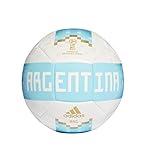 adidas World Cup Soccer Argentina Adult Official Licensed Product Argentina Ball, 5, White/Bold Blue/Red