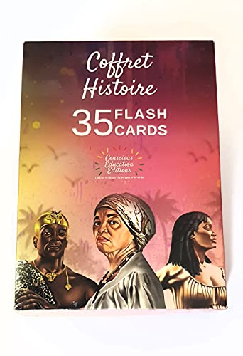 Coffret Histoire Afrique 35 Flash Cards Monde Afro, le cadeau culturel idéal