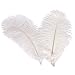 Wionya 20pcs Ostrich Feather Craft 10-12inch(25-30) Plume for Wedding Centerpieces Home Decoration