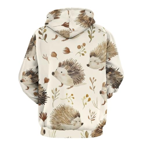 Sweatshirt hérisson à capuche pour en finir avec les pulls inconfortables