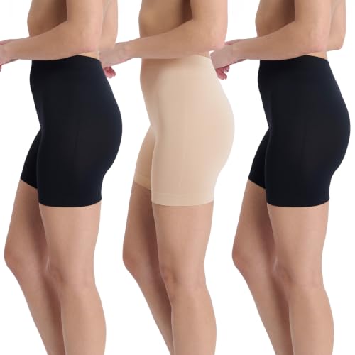 Image of Skinnygirl Women's Mid-Length Seamless Slip Shorts, Multipack