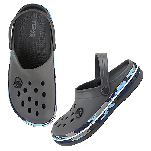 Image of NEOZ Men's Casual Clogs /Sandals with Adjustable Back Strap for Adult | Comfortable & Light Weight | Stylish & Anti-Skid | Waterproof & Daily Flipflops