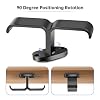 aceyoon Headphone Stand Rotatable Dual Headphone Hanger Stick-On Universal Gaming Headset Stand Multifunctional Headphone Holder Hook for Xbox, for Bose Headset etc #2