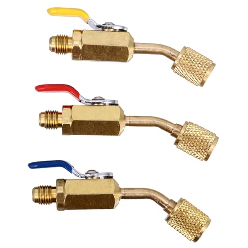 Adaptateur valve de climatisation automobile kit 3 pièces de conversion