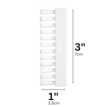 Aquatix Pro Pool Vacuum Head Replacement Brushes, 7pc, Nylon