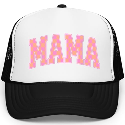 Gorra trucker para mujer en blanco y negro miniatura 1